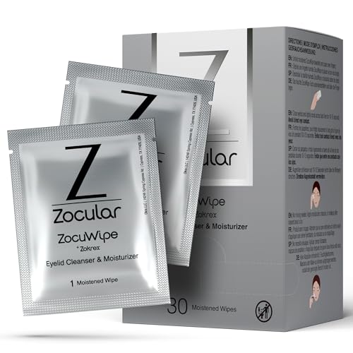 Zocuwipe Eyelid Wipes with Okra Complex
