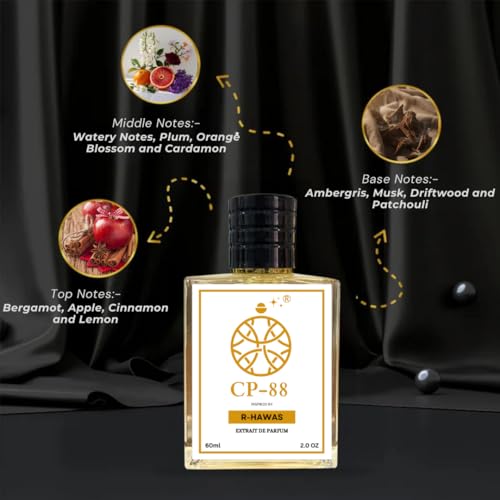 Image of RHws Fruity Aquatic Men's Fragrance | Long Lasting Extrait De Parfum | 40% Oil Concentration | Captivating Scent for All Skin Types | 60ml