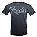 Fender Men's T-Shirt, Guitar Logo, Grey (X-Large)