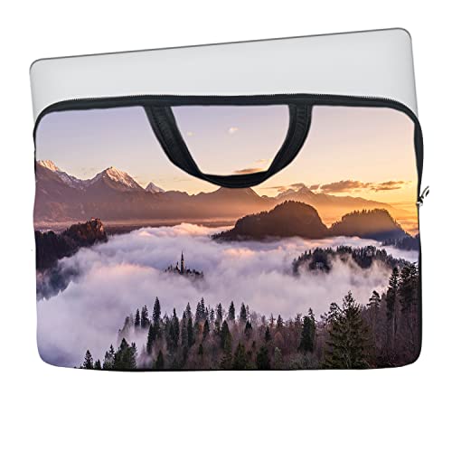 Image of TheSkinMantra Chain Laptop Sleeve Bag Compatible with Laptop /Macbooks /Chrombook /Notebook /Zbook (13.3 Inch [Handle], Paradise)