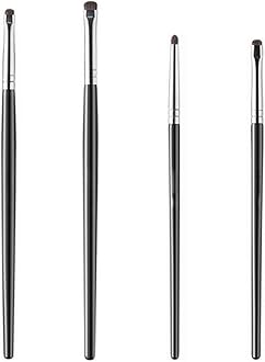 SALOCY Mini Smudge Brush for Eyeliner,Eyeshadow Brushes,Eyeliner Brush for Powder Gel Cream Liquid Concealer, Eye liner Blending, Highlighting brush,Concealer Brush,Eye Makeup Brush Set