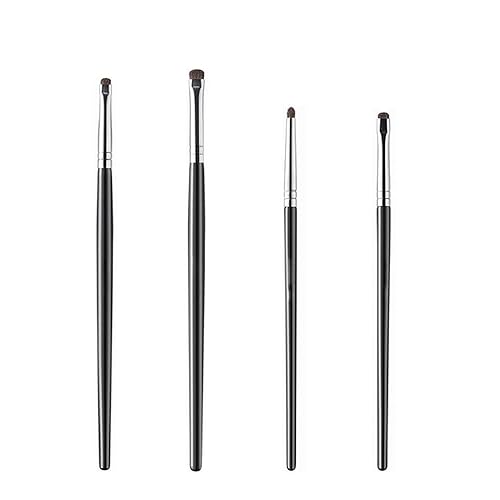 SALOCY Mini pincel para delineador de ojos, pinceles para sombra de ojos, cepillo delineador de ojos para polvo crema de gel, corrector líquido,