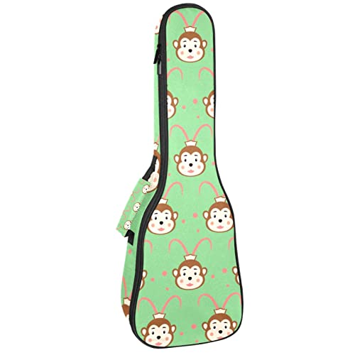 Sac ukulélé ténor et concert rembourré 10 mm robuste avec sangles dos