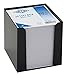 Produktbild Wedo 270265001 Zettelbox Kunststoffbox (gefüllt, 9 x 9 cm, circa 700 Blatt) schwarz