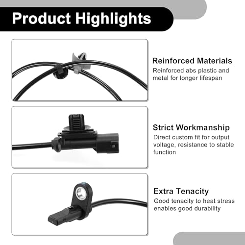 Partuto ABS Wheel Speed Sensor Front Left or Front Right ABS Sensor Anti-Lock Braking System Sensor No.AE8Z2C204B for Ford Fiesta 2014-2019 by Partuto - Image 3