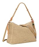 Desigual sac à épaule bandoulière Half Logo Raffia Leiria Bag Natural beige - 2
