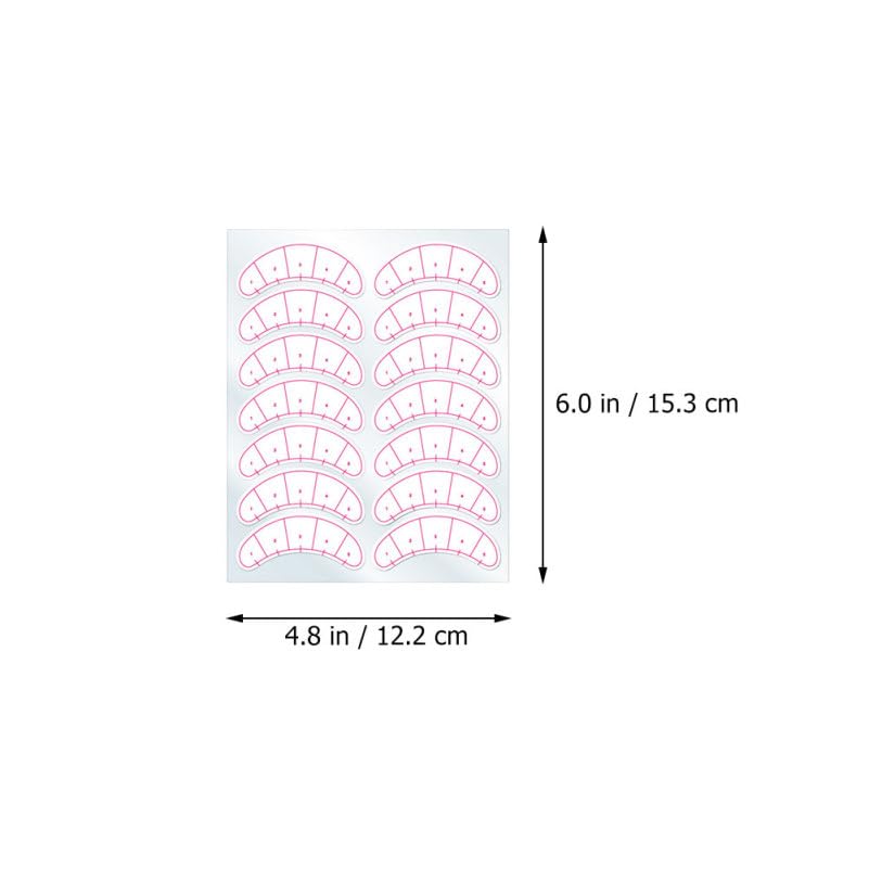 VALICLUD 30 Sheets Eyelash Extension Sticker Patches Lash Tape for Eyelash Extensions under Eye Patches for Lash Isolation and Positioning 320Pcs for Grafting and Training