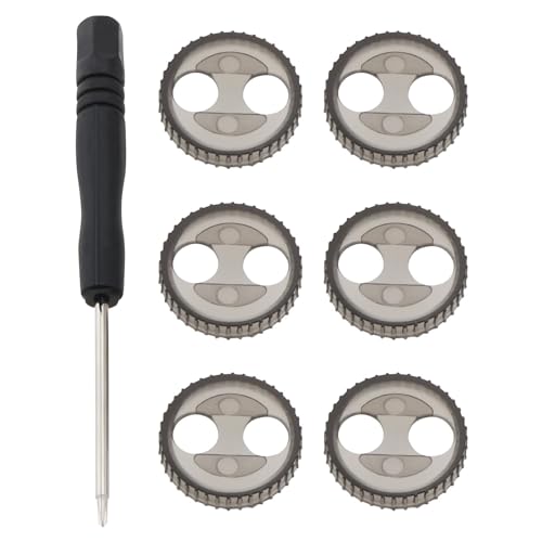 SG Store 6pcs Drone Spiral Blade Motor Dust Cover with Screwdriver Drone Protective Cover Accessories Compatible with DJI Mini 3 Pro, Gray