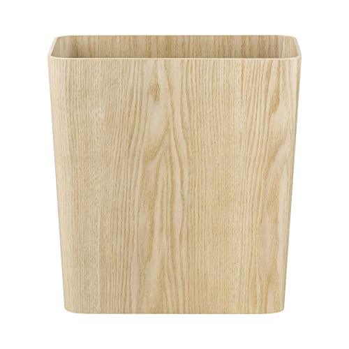 blomus Papierkorb -Wilo- | Eckiger Abfalleimer aus Holz | 9L | Natürliches Design | Mülleimer & Aufbewahrung für Büro, Bad & Wohnzimmer