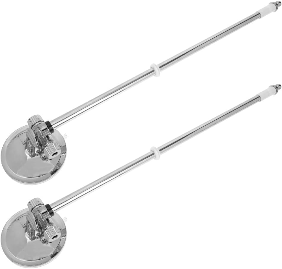 PRETYZOOM Car Flagpole Base with Strong Suction Cup Mount Universal Vehicle Flag Holder for Trucks Rvs Parades Outdoor Events Portable 19.68 Inch Flagpole Stand Set of 2