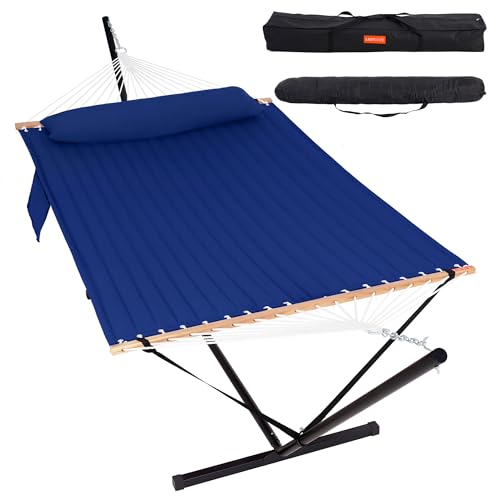Image of Lazy Daze Double Hammock with Stand, Balance Straps & Carry Bag for Outside