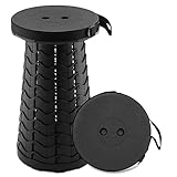 DOPGL Verbesserter Klapphocker Leicht und dennoch robuster mit einer Tragfähigkeit 400 Pfund, Tragbarer zusammenklappbarer Hocker Einziehbarer Hocker für Camping Garden Angeln Wandern BBQ Sports Arena