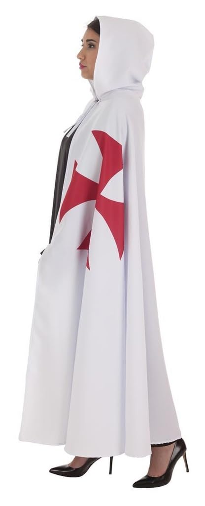 Creaciones Llopis- Capa Templario Blanca, (4621)