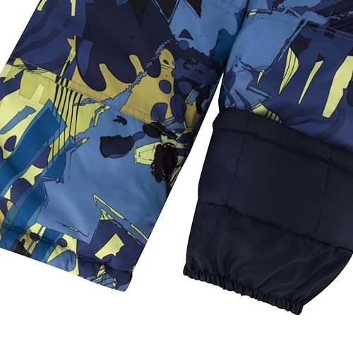 Image of LONDON FOG Boys' 3-piece Snowsuit Insulated Winter Jacket Snow Pants Skibib and Beanie
