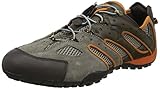 Weicher Gehcomfort Geox Herren Uomo Snake J Sneaker, Grau (Taupe/Lt Orange), 45 EU