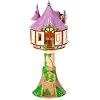 Disney Store Action Toys Rapunzel Tower Playset - 19-Piece Tangled Play Set with Rapunzel, Flynn & More Princess Toys- Includes Tower Apartment, Sculpted Figures & Art Accessories