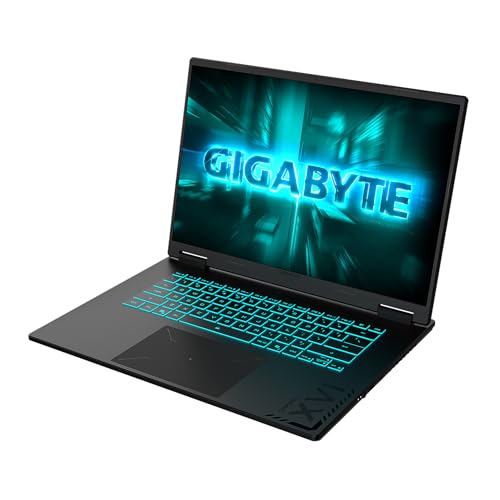 GIGABYTE G6 Series Gaming Laptop, Intel i7-13620H, 16GB DRR5 RAM, 2TB PCIe SSD, 16" WUXGA (1920x1200) 165Hz Display, Nvidia G-Force RTX 4060, tastiera numerica retroilluminata RGB, W11 Home, nero