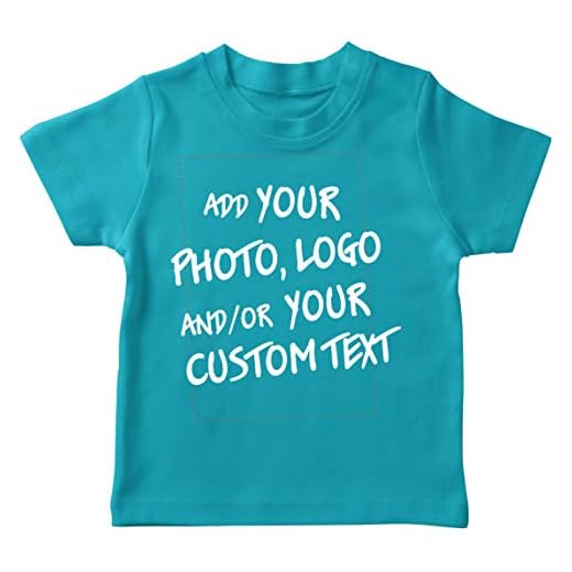 lepni.me T-shirt för barn Gör din egen personliga design med favoritfoto eller egen text (12-13 år Ljusblå Flerfärgad)