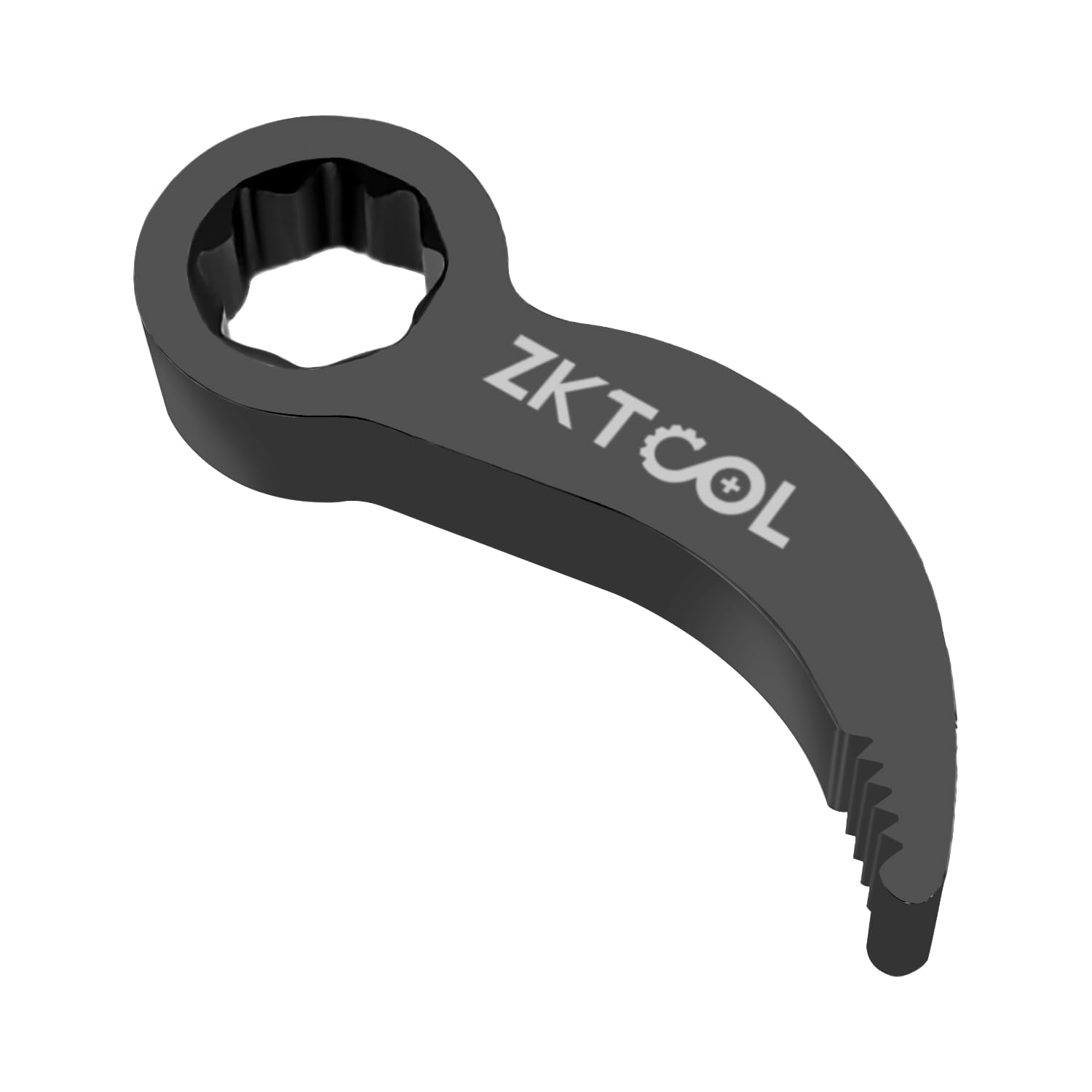 ZKTOOL 1/2インチ D 8ポイント（四角形）バールアダプター バーレンチアダプター プライバーヘッド フィット3/8インチラチェット 調整可能なバール アダプター オープンエンドレンチ 強力バール 自動車修理工具