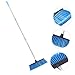 SECFOU Long Handle Heavy Duty Broom for Efficient Home and Outdoor Cleaning Bristle Brush for Sweeping Floors Pet Hair Removal and Maintenance