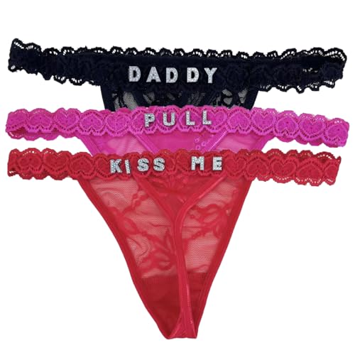 2Pcs Custom Thong Add Your Text Popular Personalized Gift Fashion Personalized Thong Custom Thongs with Name on It