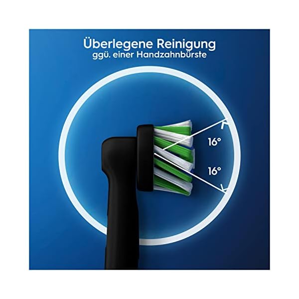 Oral-B CrossAction Aufsteckbürsten für elektrische Zahnbürste, 12 Stück, Mundreinigung mit CleanMaximiser-Borsten… – Bild 6
