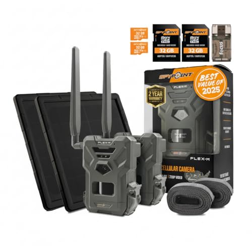 SPYPOINT Flex-M Trail Camera & Solar Panel Bundle