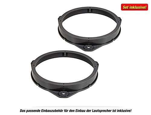 Mediadox Auto Lautsprecher Komplett-Set Von Eton – 16,5 Cm Für Mitsubishi Modelle
