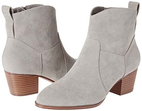 Amazon Essentials Women's Western Ankle Boots, Grey, 8.5 #TOP4