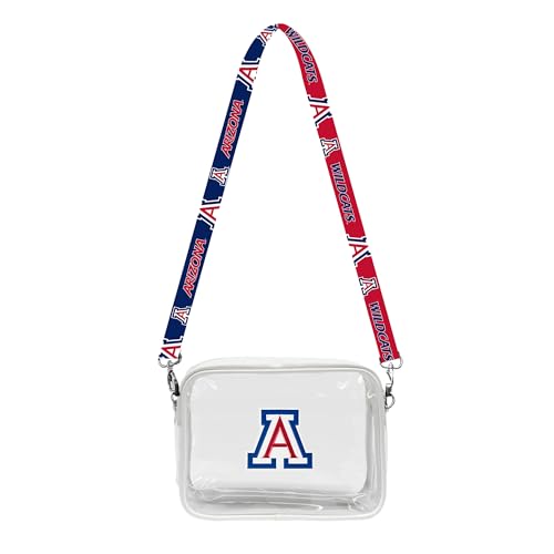 Littlearth Arizona Wildcats NCAA Clear Fanny Fan Purse