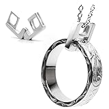 [SIDE7] リングホルダー アルコル 指輪をネックレスに サージカルステンレス ステンレス メンズ レディース リング用 ペンダント チェーン別売り (シルバー)