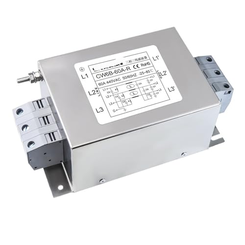 Filtre CA triphasé CW6B-60A-R 440V pour servo-onduleur et interférences