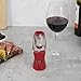 Vinturi Red Wine Aerator Pourer and Decanter Enhances Flavors with Smoother Finish, Includes No-Drip Base, Red