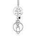 Crimmy Fashion ID Necklace Lanyards for Women, Super Strong Badge Holder and Keychain, Women's Inspirational Gifts, One Day at a Time