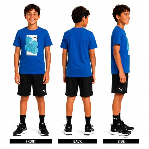 Image of PUMA Boys T-Shirts Athletic Crewneck Short Sleeve Tees (Sizes S-XL)