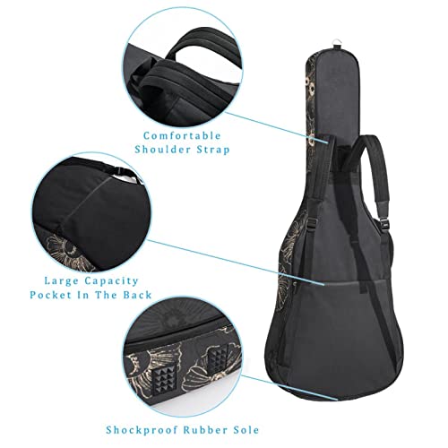 Housse de transport étanche pour guitare avec bandoulière réglable Motif pastèque, Multicolore 04, 42.9×16.9×4.7 in… - Les Beatles, Paul McCartney, John Lennon, RIngo Starr, George Harrison Housse de transport étanche pour guitare avec bandoulière réglable Motif pastèque, Multicolore 04, 42.9x16.9x4.7 in… – Image 4