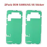 Samsung OEM Original Back Rear Cover Battery Cover Sticker Adhesive Glue Tape for Samsung Galaxy S6 G920 (All Carriers)