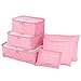 Produktbild Reisetasche Set Reise-Gepäck-Organizer-Taschen 6pcs Kosmetischer Speicherbeutel Kleidung Speicherbeutel (Typ 2)