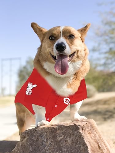 image for Pets First Official MLB Cincinnati Reds Pet Jersey for Dogs & Cats, Si