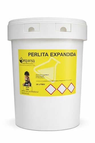 pequinsa perlite expandida.taille Fine. Bidon de 20 litres.