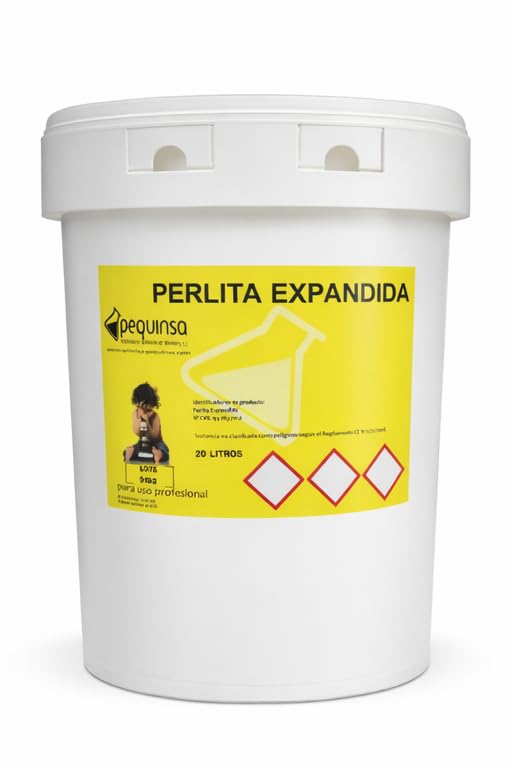 perlite expandida.taille Fine. Bidon de 20 litres.