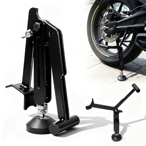 Motorcycle Jack, Motorcycle Paddock Stand Rear Foldable Motorbike Wheel Lift Portable Universal Bike Work Stand for Chain Tire Cleaning