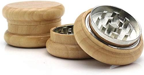 1 X WOODEN HERB GRINDER