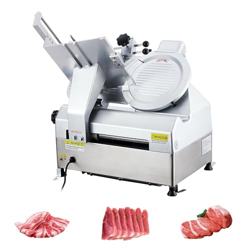 Commercial Meat Slicer 550W Electric Deli Food Cutter
