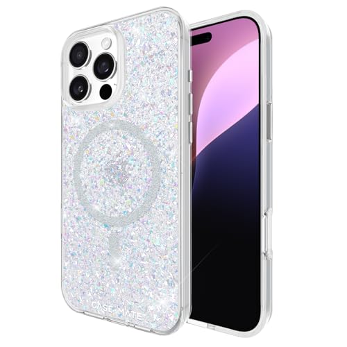 Case-Mate iPhone 16 Pro Max Case - Twinkle Disco | Compatible with MagSafe - Stylish Sparkly Phone Case with 12ft Drop Protection - Premium Magnetic Cover for iPhone 16 Pro Max - image 1