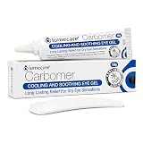 Carbomer Cooling Eye Gel 0.2% 10g with Spatula & Spoon – Soothing Hydrating Eye Care Gel for Dry Tired Eyes, Moisturising Relief, Gentle Daily Eye Treatment UK