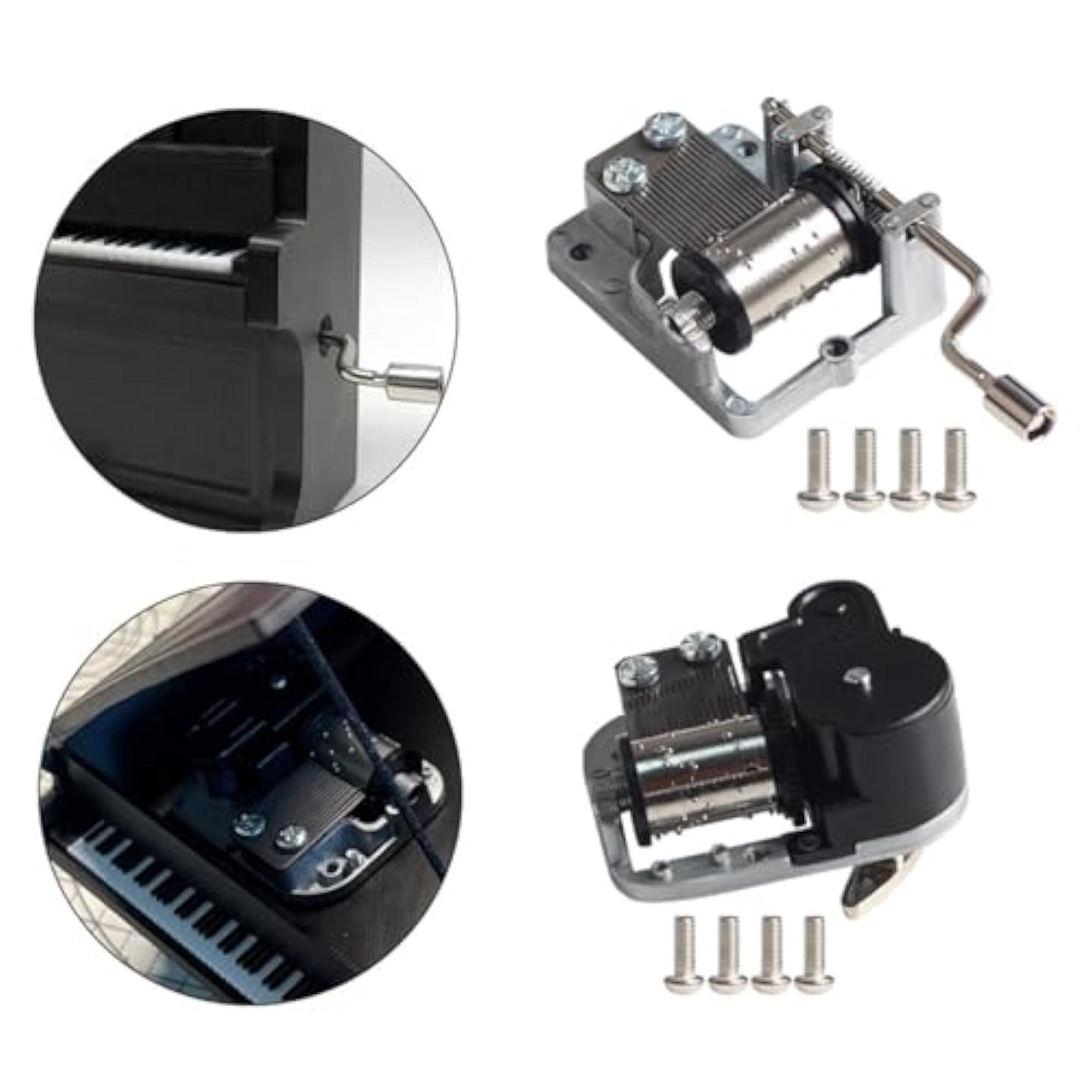 DIY Music Box Movement for Ballerina Accessory, Easy Installation