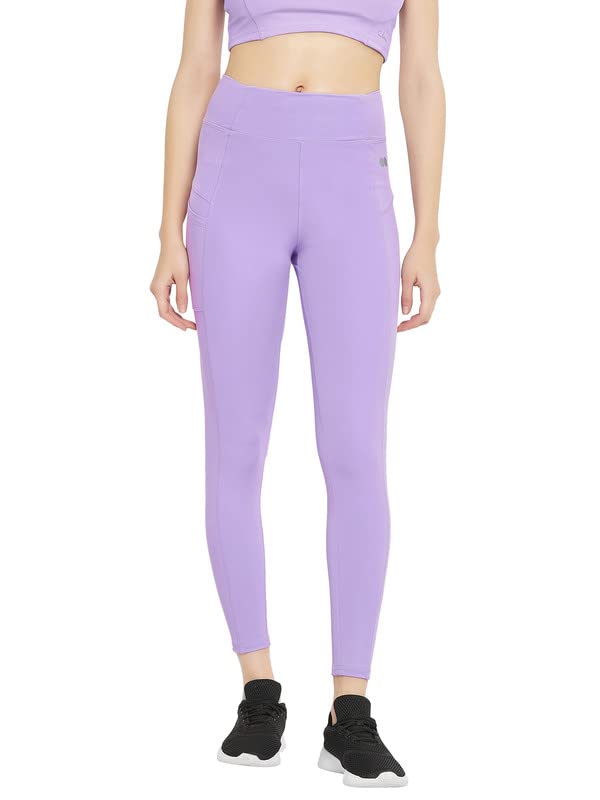 Image of Clovia Women's Snug Fit High-Rise Active Tights
