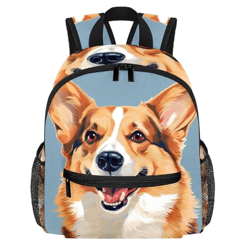 Sac à dos Corgi durable et cartable école maternelle confortable pour fille et garçon