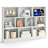 Tangkula 10-Cube Bookshelf,...